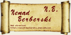 Nenad Berberski vizit kartica